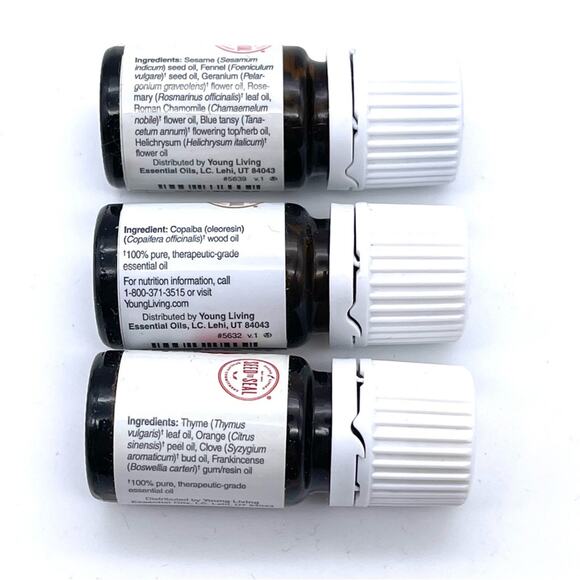 Young Living Bundle of Juvaflex / Copaiba / Longevity Vitality Oils 3 - 5 ml - Picture 2 of 2